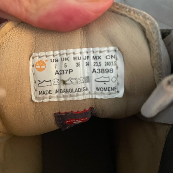 Timberland Nubuck Taupe Boots - Picture 3 of 3